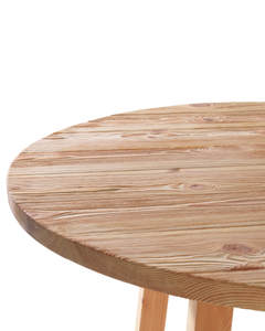 Round Dining Table, Ø1040mm, Pine Wood, Studio Sample Ready to Ship