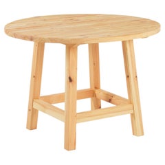 Round Dining Table, Ø1040mm, Pine Wood, Studio Sample Ready to Ship
