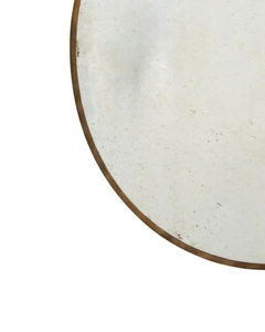 Round Mirror, Aged Finish, Ø490mm, Studio Sample Ready to Ship
