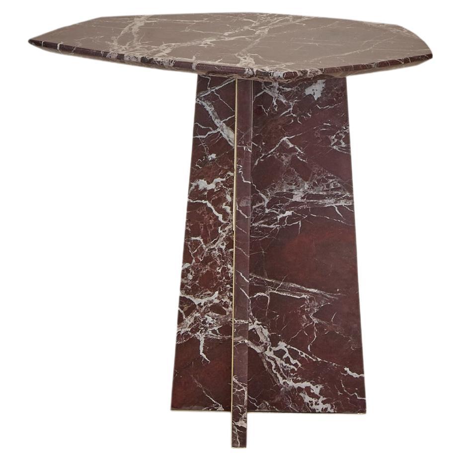 Geometrik Marble Side Table by ATRA For Sale