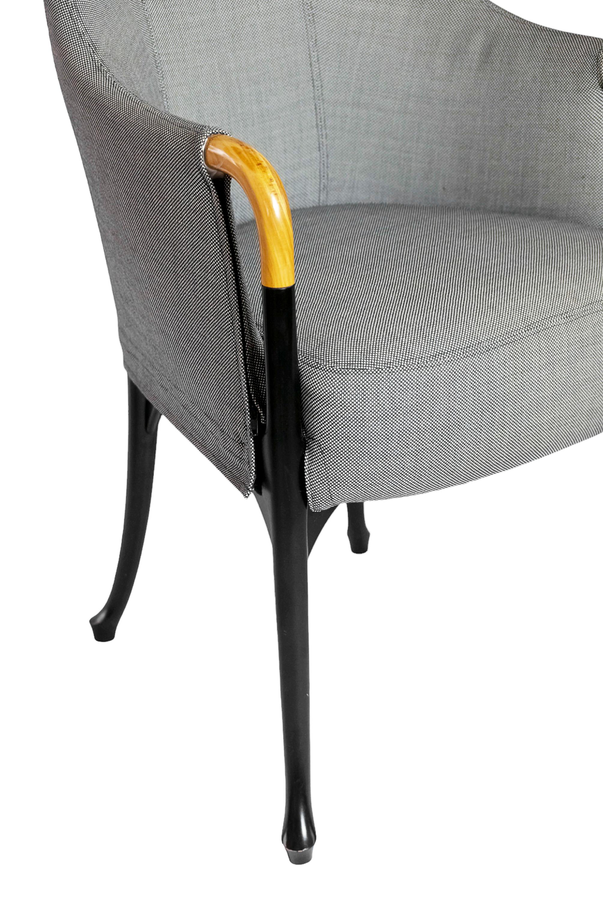 Satz mit 2 Stück. Giorgetti Progetti-Sessel von Umberto Asnago (Italienisch) im Angebot