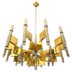 Mid-Century Italian Chandelier by Sciolari, circa 1970