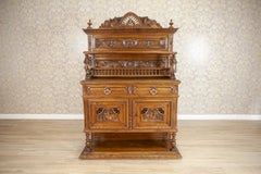 Breton-Style Oak Sideboard Circa 1890