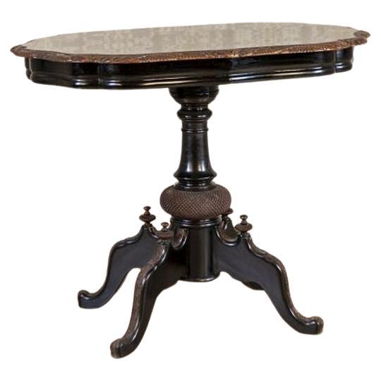 19th-Century Coffee Table in the Style of M. Horrix Furniture For Sale