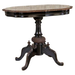 Antique 19th-Century Coffee Table in the Style of M. Horrix Furniture