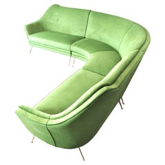 ISA Bergamo Corner Sofa from the 1950s design Gio Ponti