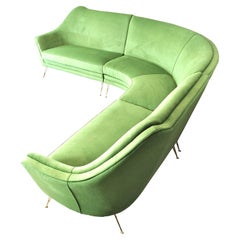 ISA Bergamo Corner Sofa from the 1950s design Gio Ponti 