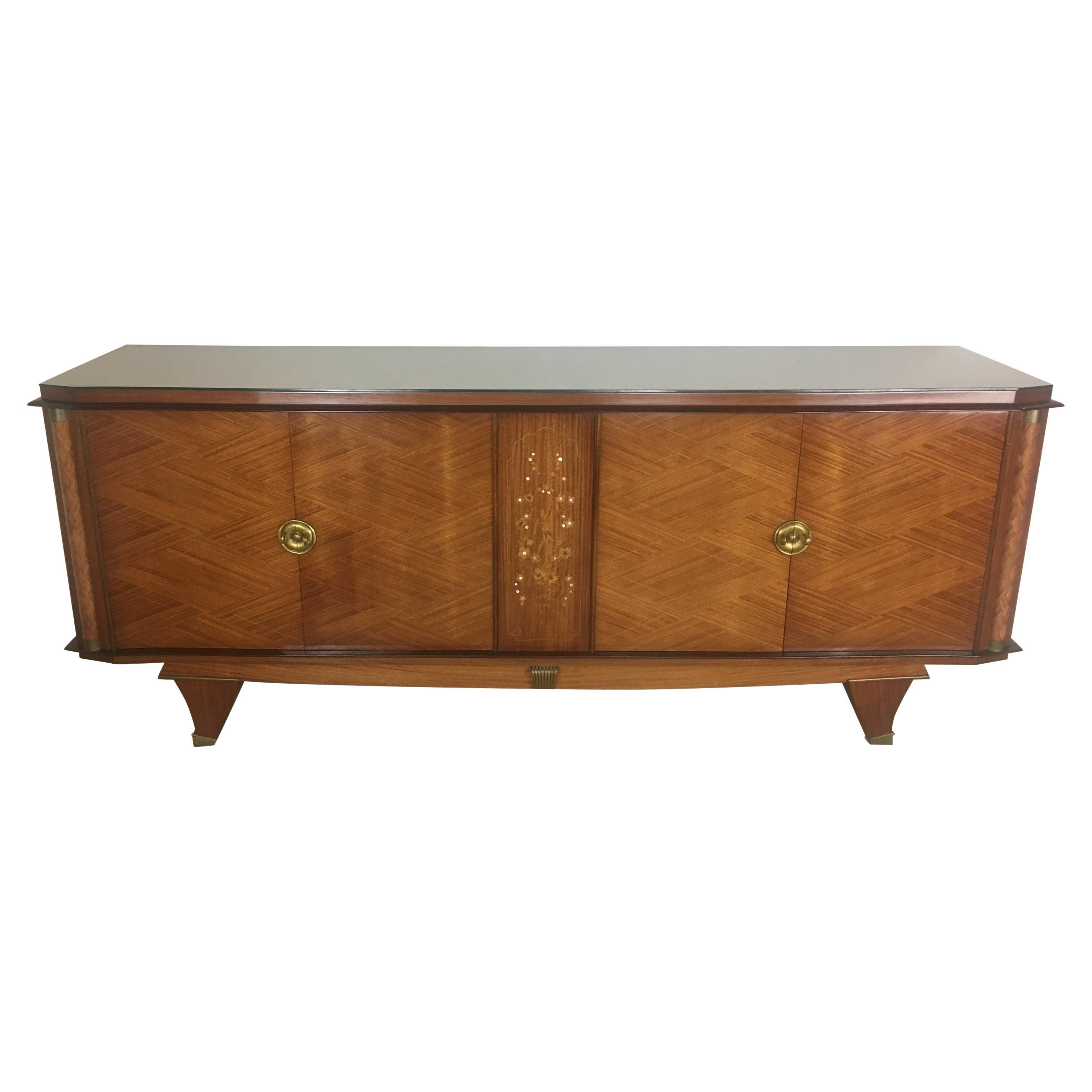 Jules Leleu French Art Deco Credenza Sideboard or Buffet 