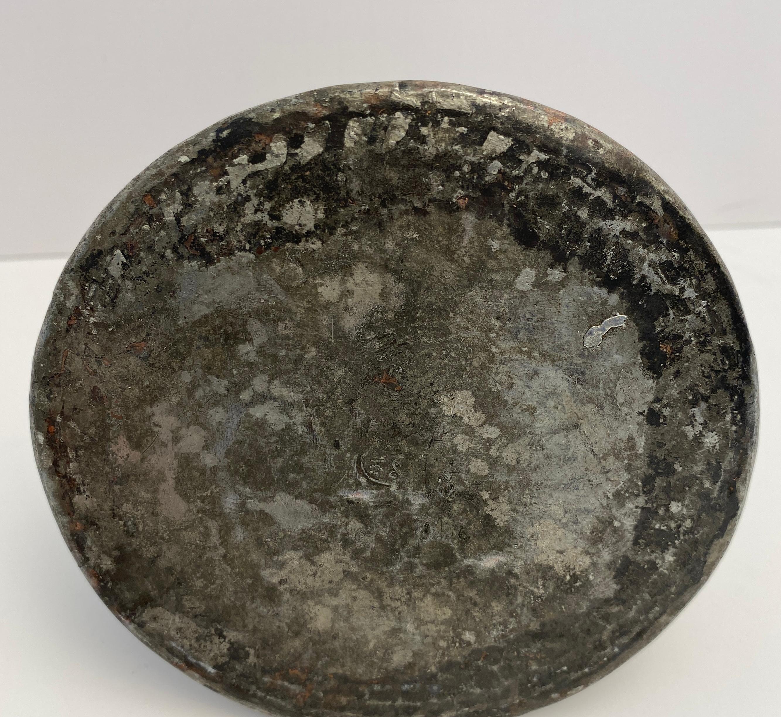Antiguo Recipiente o Urna Nupcial Morisca Grabada a Mano Marroquí en venta