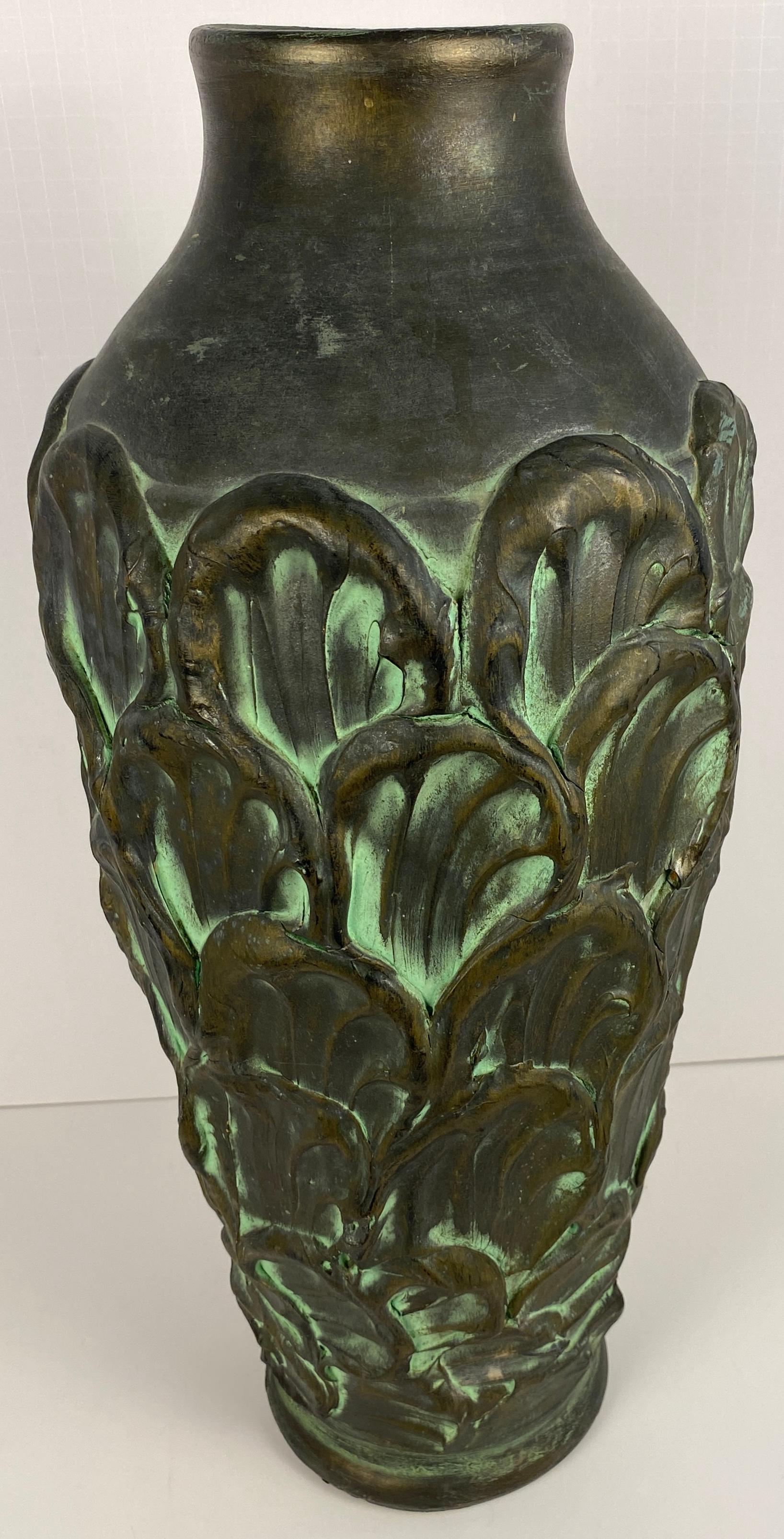 20th Century Large Art Deco Style Ceramic Vase attrib. to Max Laeuger For Sale