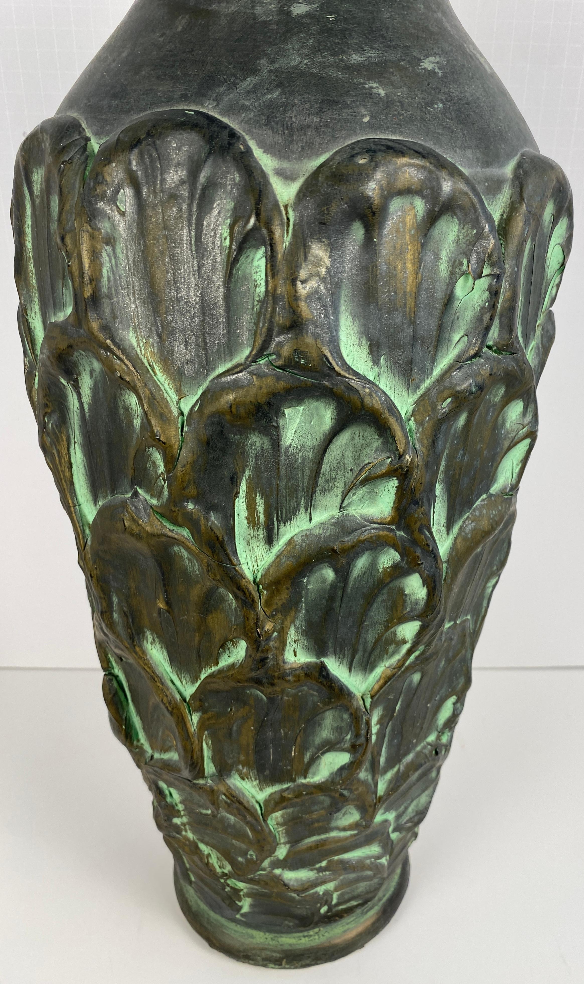 Large Art Deco Style Ceramic Vase attrib. to Max Laeuger For Sale 1