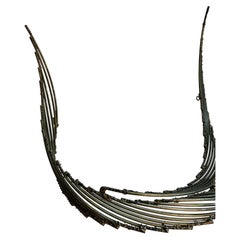 Large Curtis Jere Metal Wall Sculpture