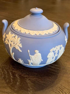 vintage 1960s Wedgwood Jasperware Tea Service Set of 6 Pieces