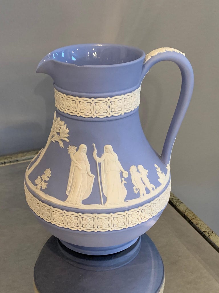 vintage 1960s Wedgwood Jasperware Tea Service Set of 6 Pieces For Sale at 1stdibs