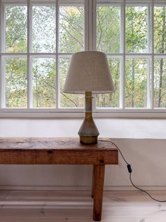 Midcentury Modern Large Unique Table Lamp Carl Harry Stålhane Rörstrand, 1950s