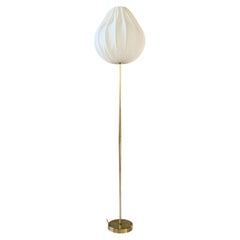 Midcentury Modern Brass Floor Lamp Falkenbergs Belysning Sweden, 1960s