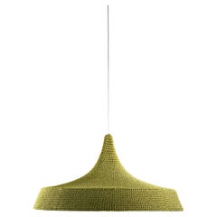 Lampe pendante VEX Ø40cm/15.7in, Crochetée à la main en 100% coton égyptien