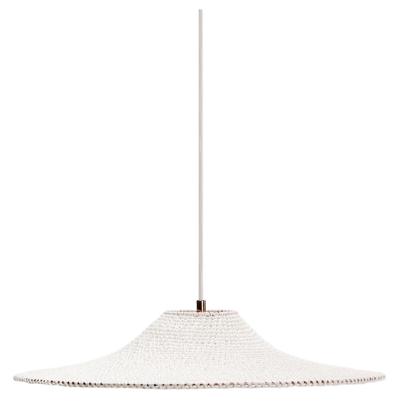 BAMBOO SS01 Pendant Light Ø50cm/19.7in, Hand Crocheted in Bamboo Paper