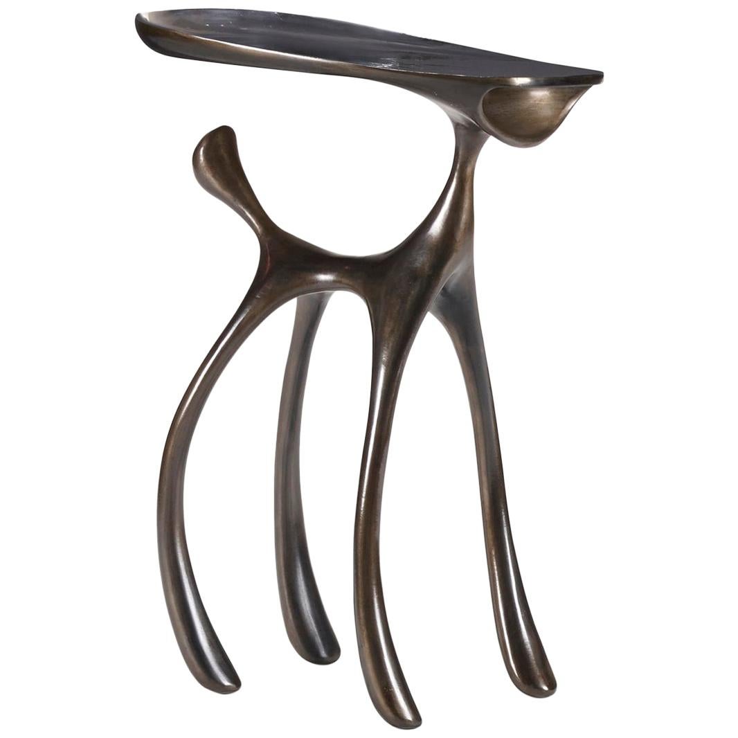 Creature Side Table /Occasional Table/Cast Aluminum/Burnished, Jordan Mozer, 2008 In New Condition For Sale In Chicago, IL