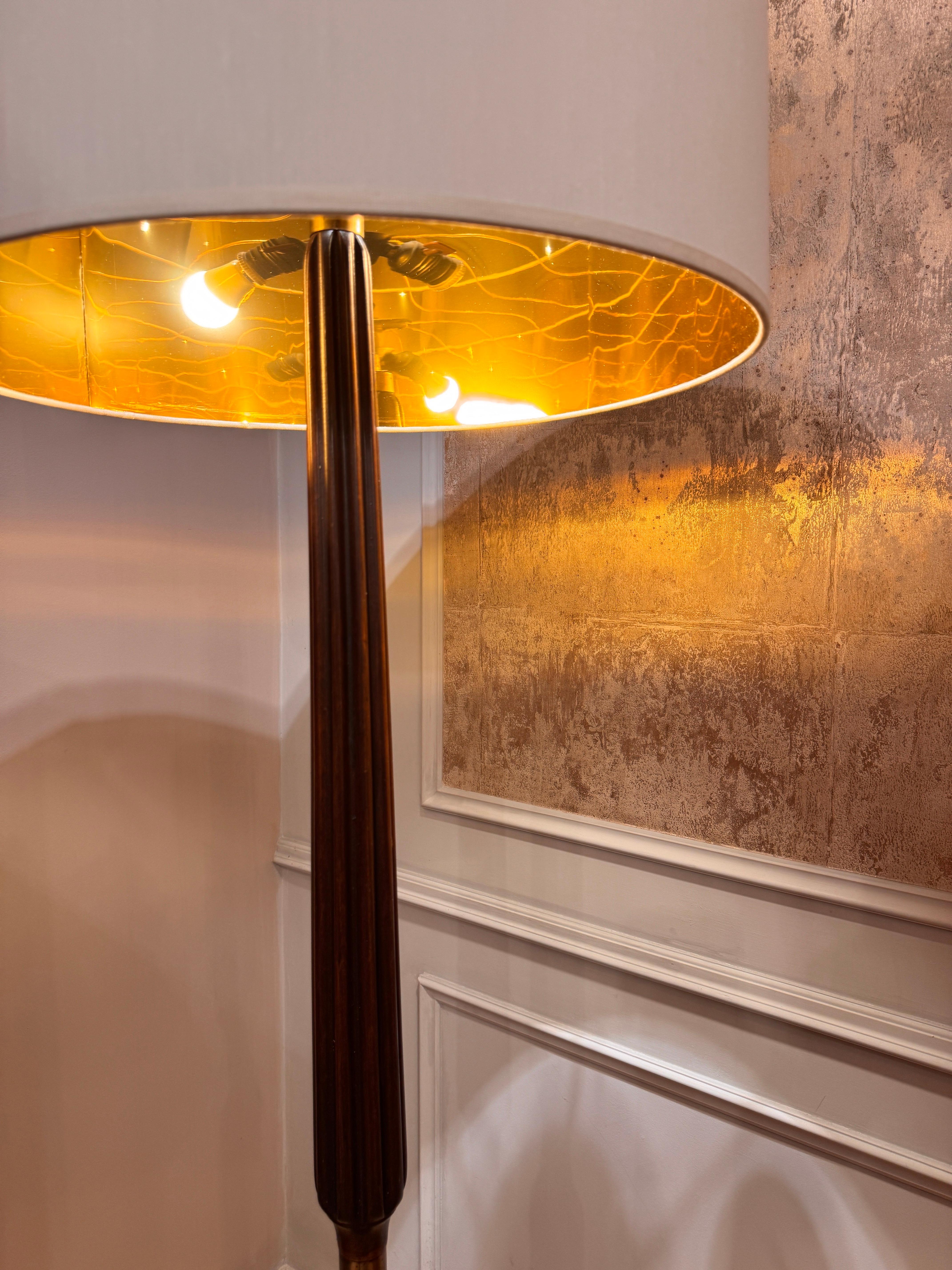 Paire de lampes de table en chêne vert du 19e siècle français en vente 7