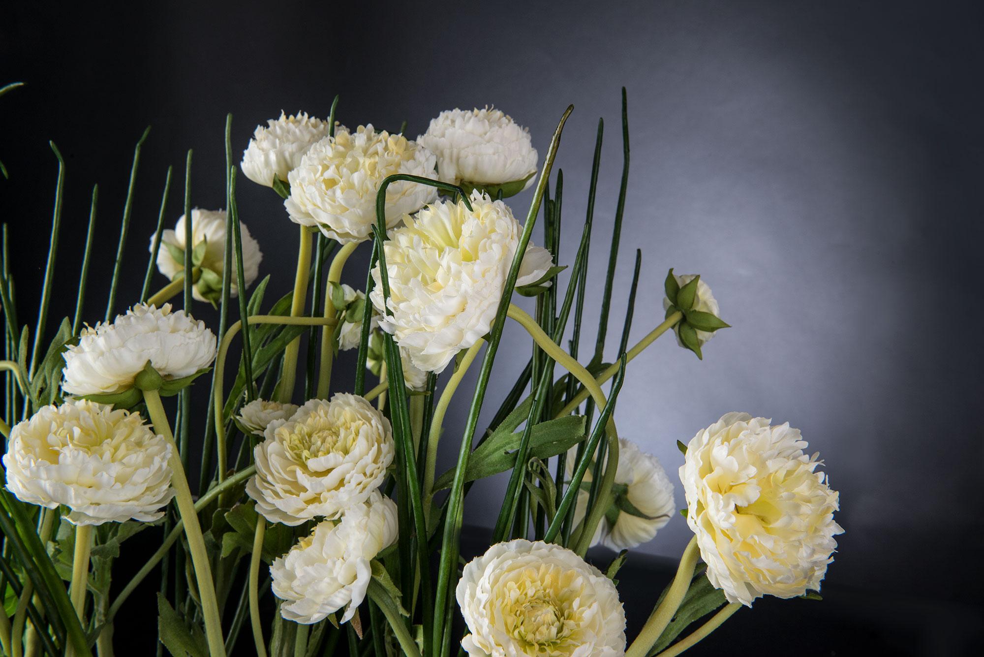 Modern Eternity Rectangular Zante Vase Set Arrangement, Flowers, Italy For Sale