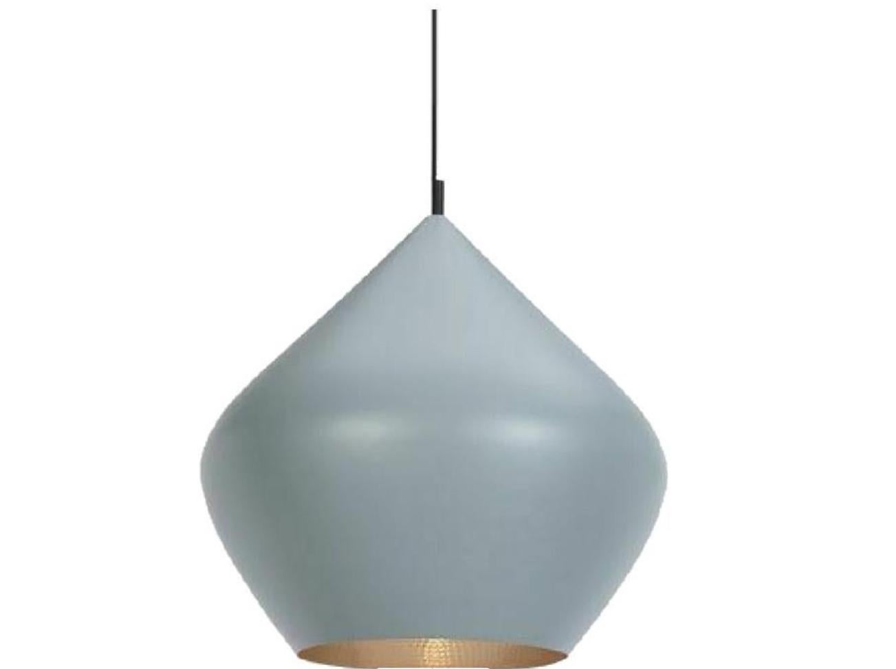 Brass Tom Dixon Beat Stout Pendant Light Fixture, Gray, Modern Lighting, UK