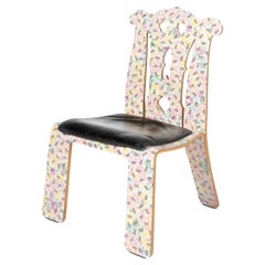 Robert Venturi for Knoll 'Chippendale' Chair in Grandmother Pattern, 1985, USA