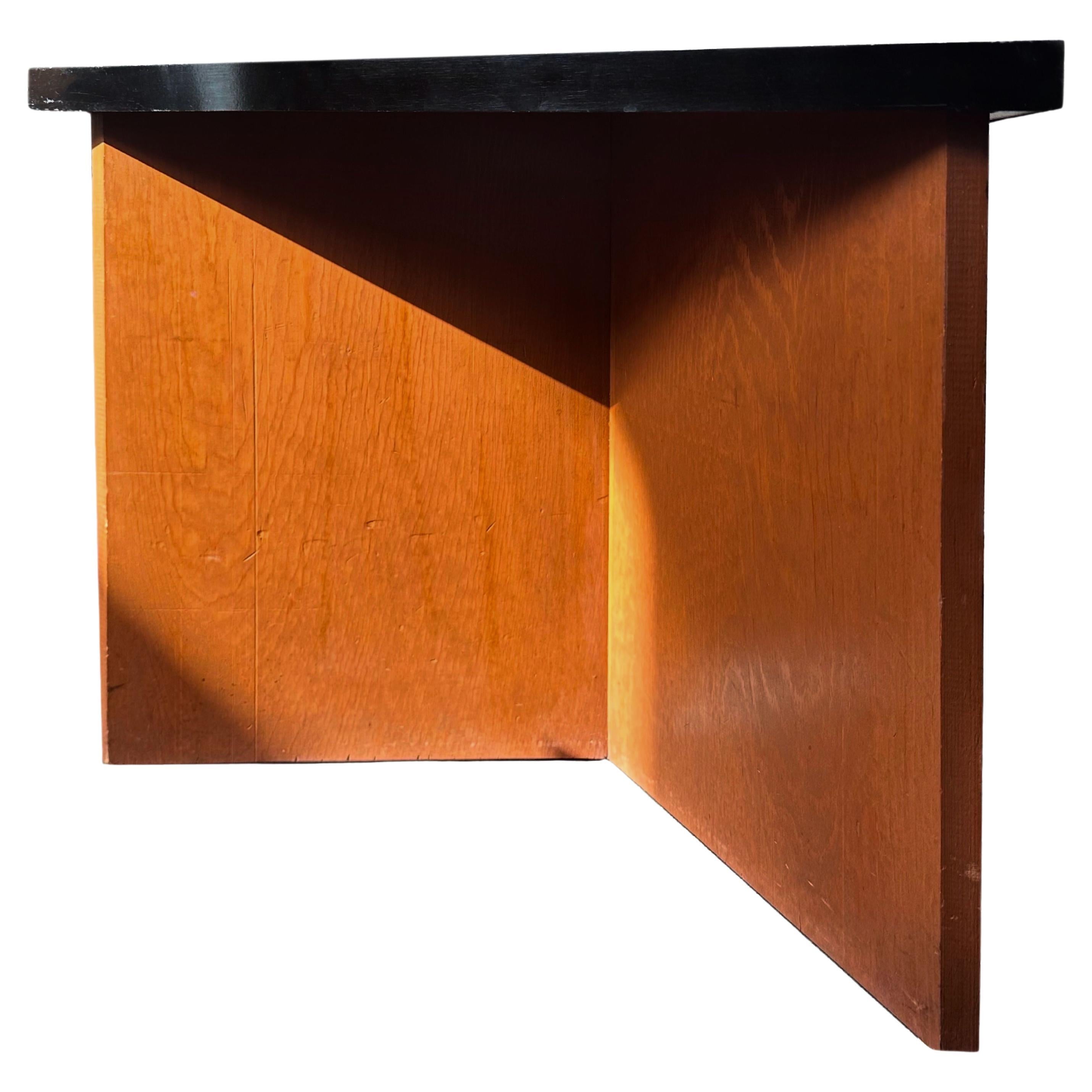Frank Lloyd wright, Arnold house modular side table, Triangular, 1954. This listing is for one table.   The tables can be used together as a coffee table, two or three side tables or, of course, independently. These were designed by Frank Lloyd