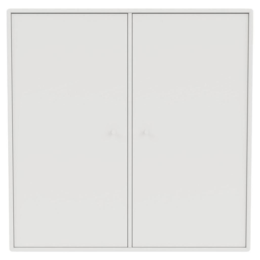 The COVER cabinet have two cabinet doors with two shelves inside. The cabinet is one of Montana's classic storage solutions and is an ideal fit for any room in your home. 

The cabinet with doors both work as stand-alone and together with other
