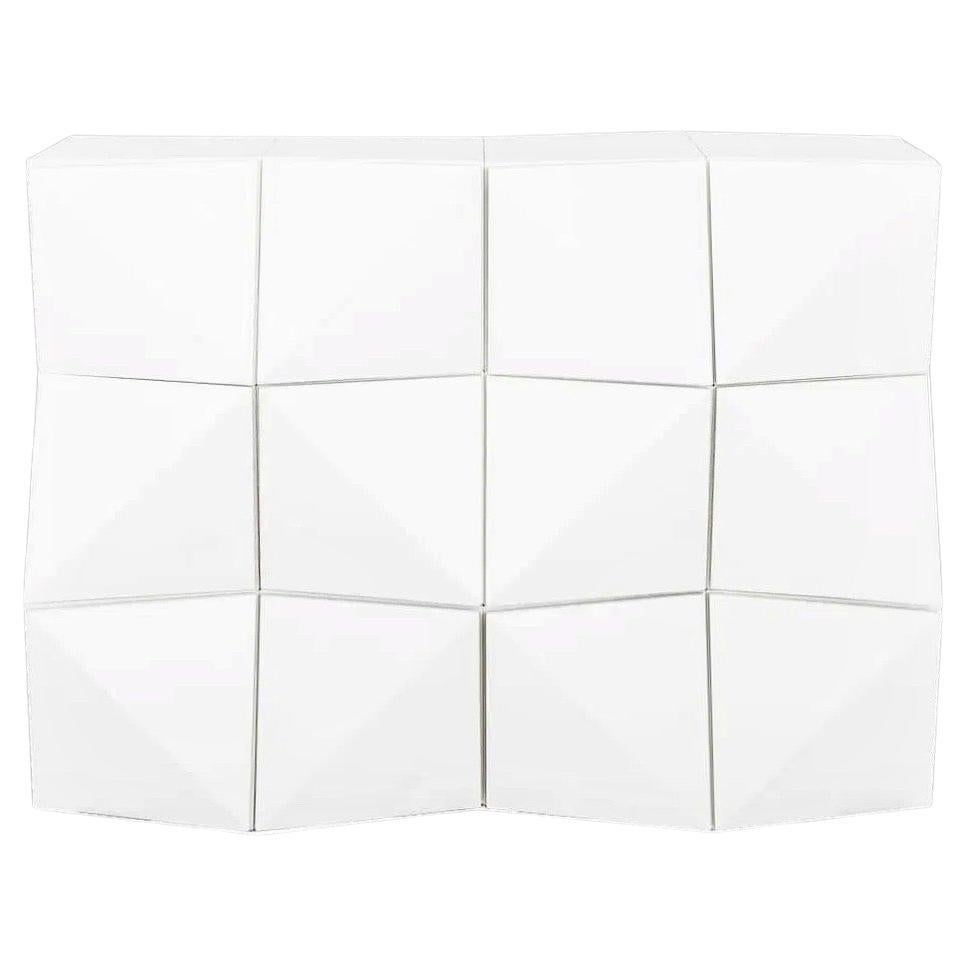 Reflex Angelo Origami Modulares doppelseitiges Schrankset, Lack-weiß, Italien im Angebot