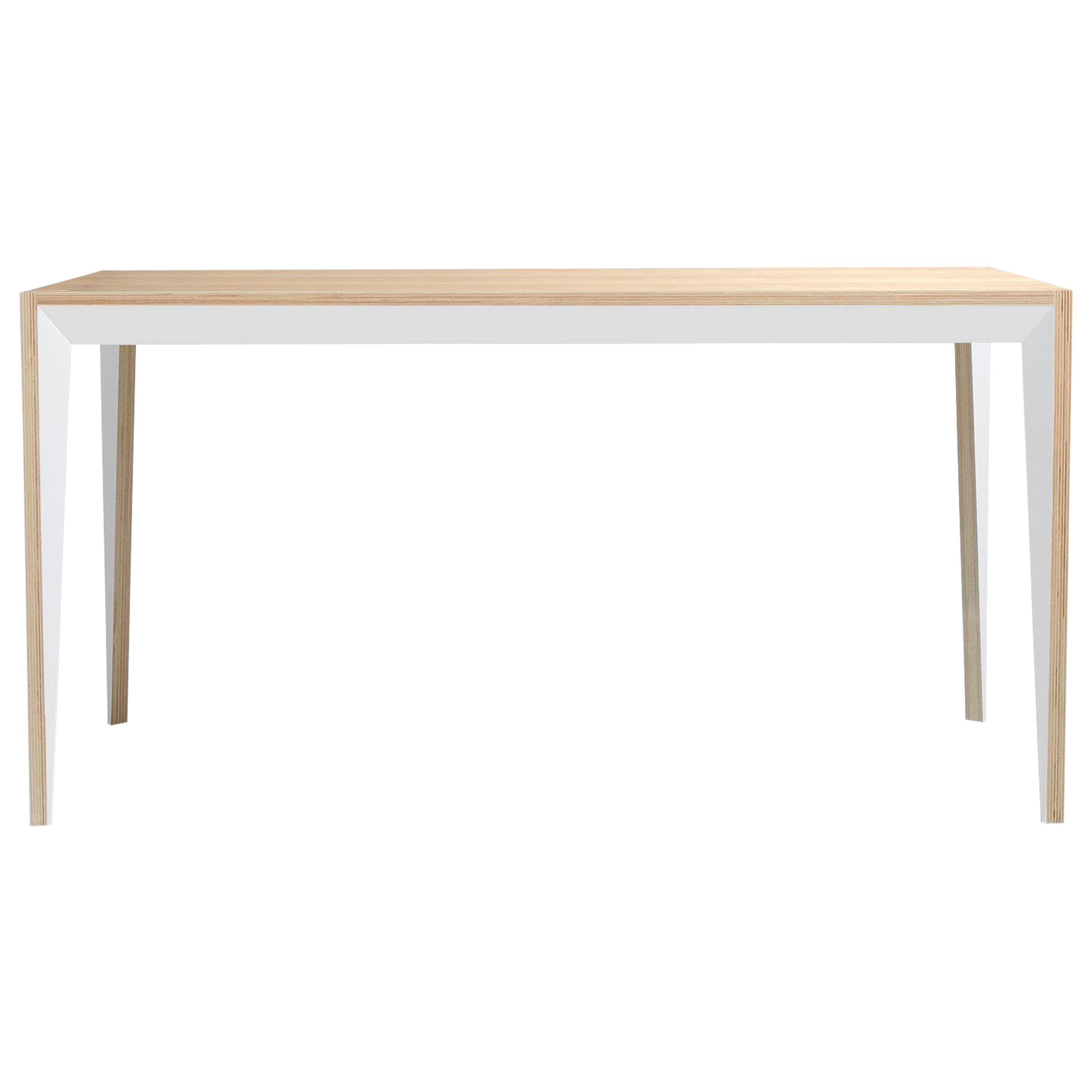 Scrivania MiMi in Wood White di Miduny, Made in Italy