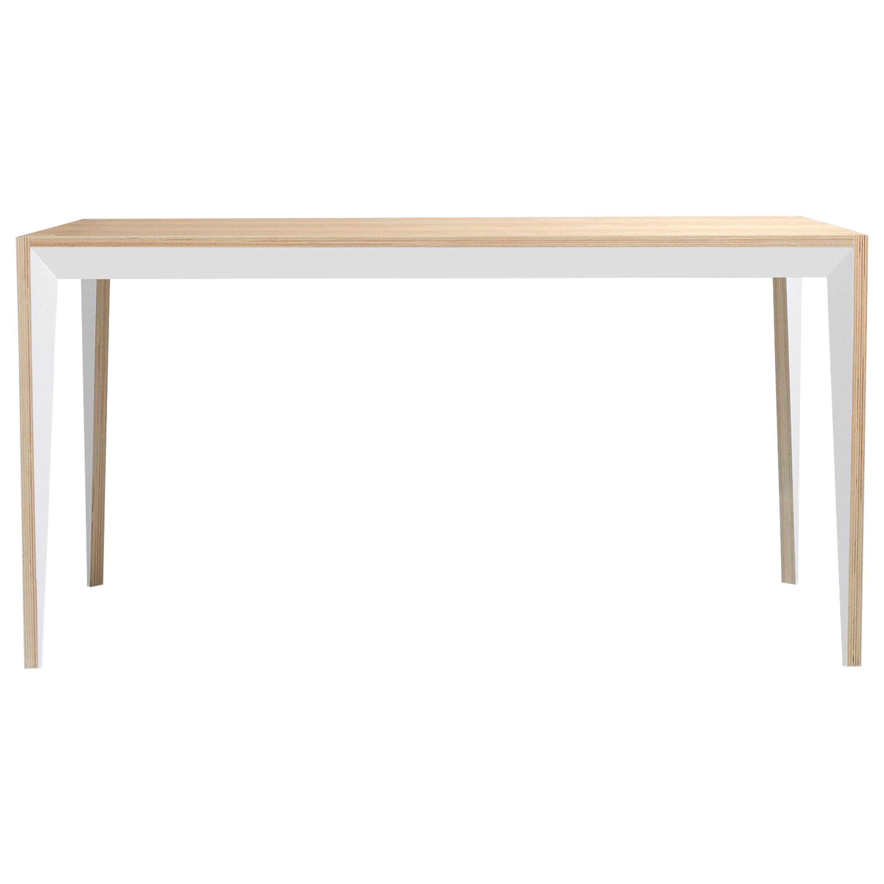 Oak Wood MiMi Desk White by Miduny, Made in Italy For Sale