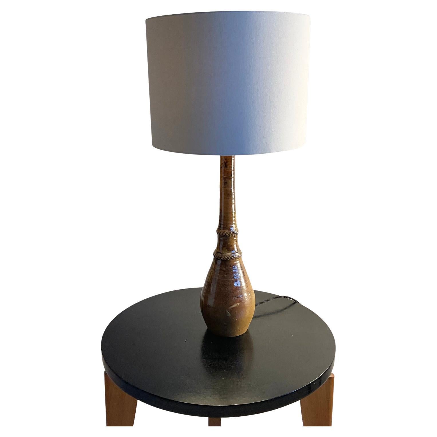 1960s Table Lamp from The Studio Pottery of Saint-Amand-en-Puisaye France