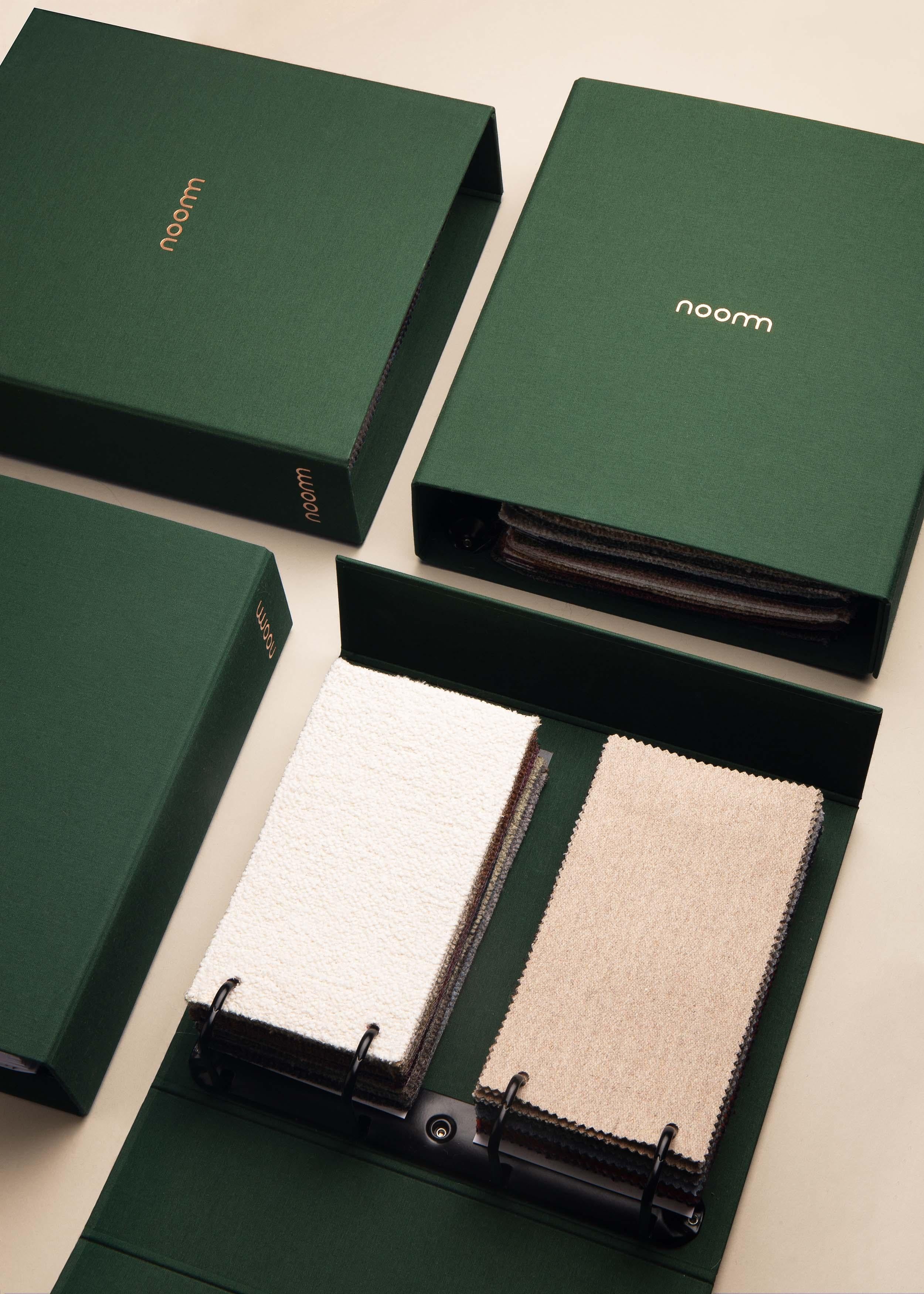 Puf moderno Flock de terciopelo Kvadrat Gentle by NOOM en venta 8