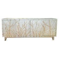 Twig Credenza Metal Clad Over MDF Handcrafted in India by Stephanie Odegard