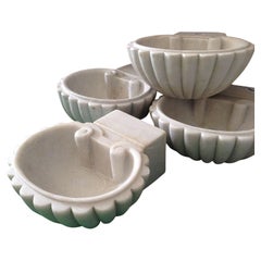 Classical Marble Shell Sink Basin