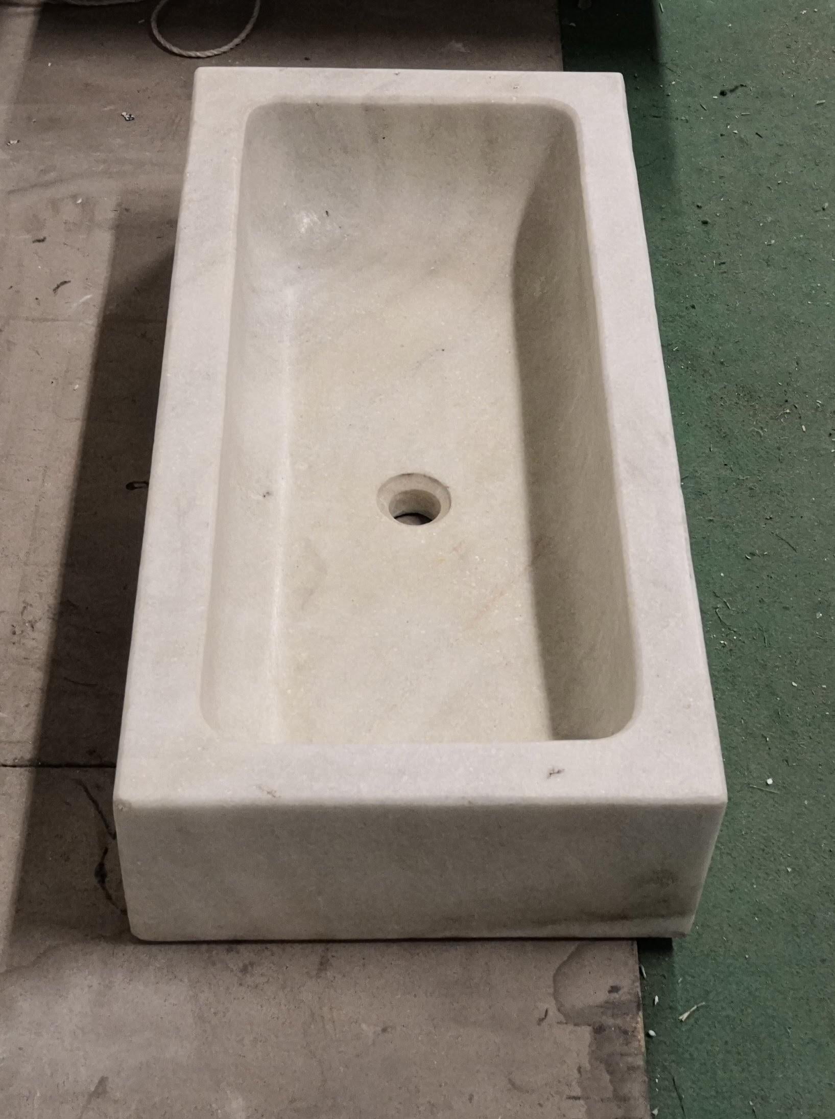 Italian Marble Stone Sink Basin
