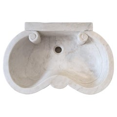 Classical Solid Marble Sink Basin