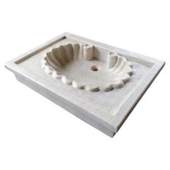 Lavabo clásico de mármol macizo
