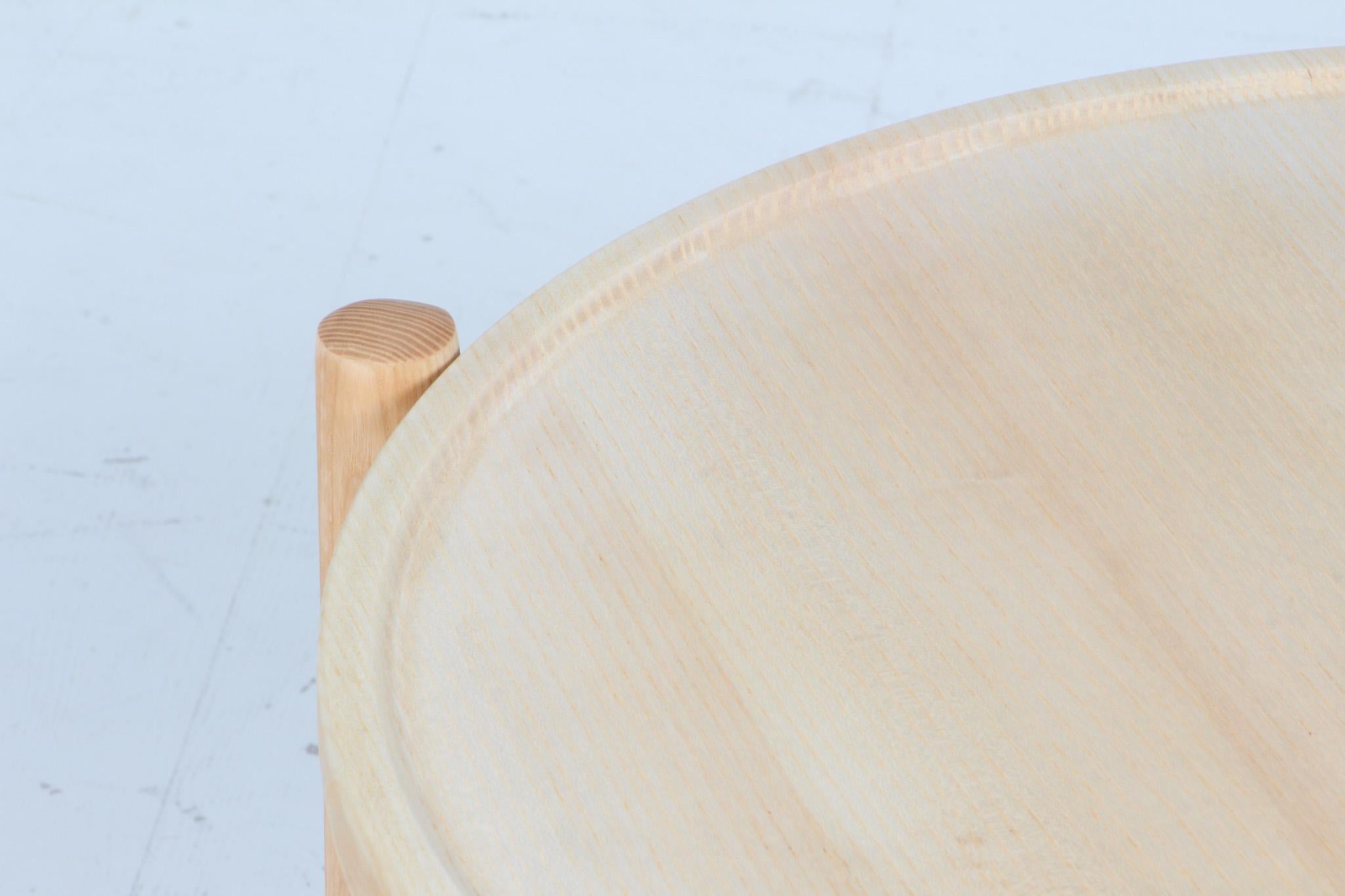 Scandinavian Modern Hans J. Wegner, tray table in solid ash. PP35 For Sale