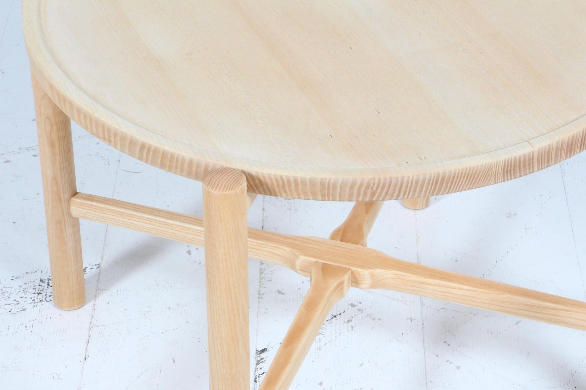 Danish Hans J. Wegner, tray table in solid ash. PP35 For Sale