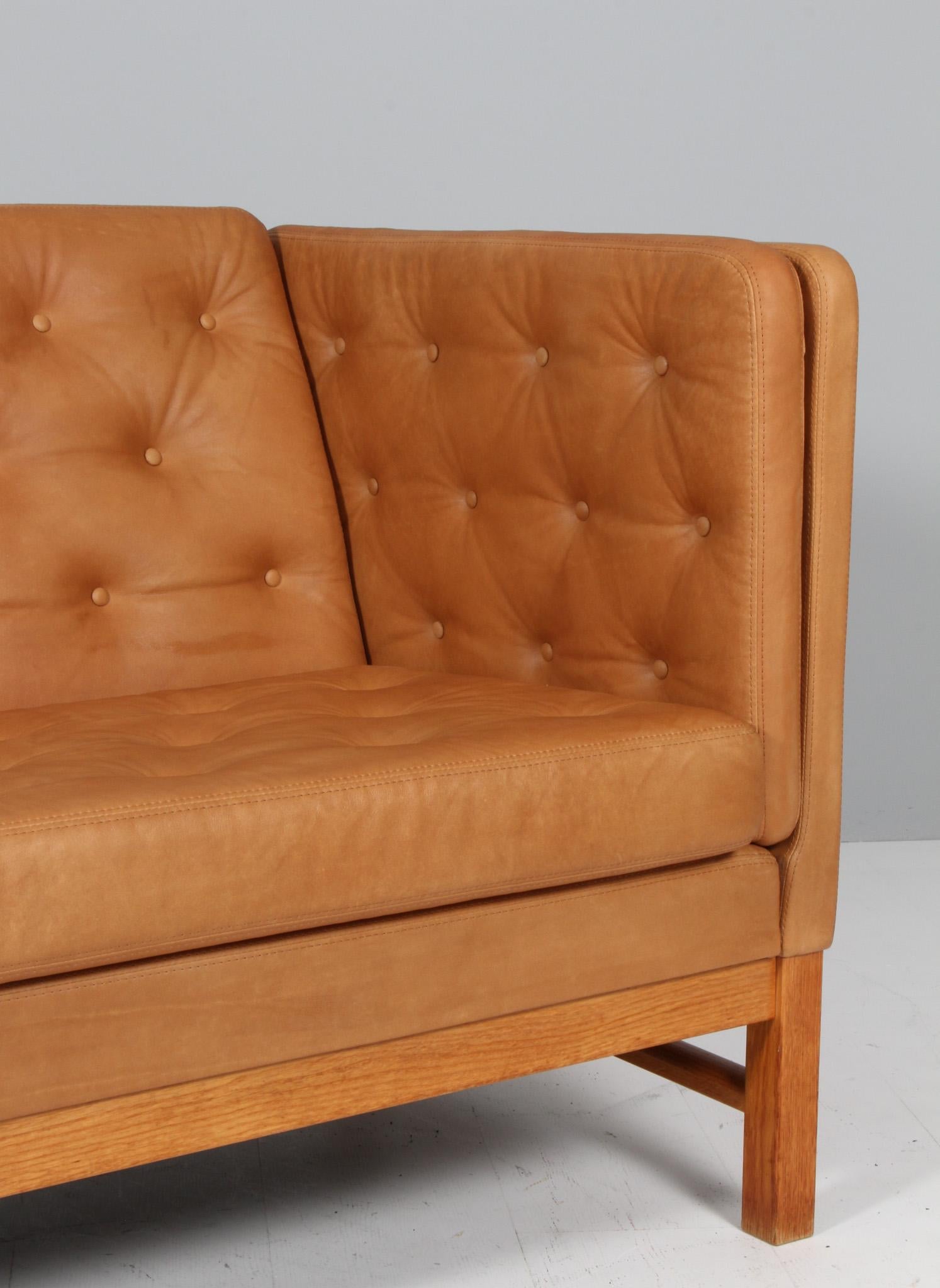 Erik Jørgensen Two-Seat Sofa, model EJ315. New upholstered For Sale 1