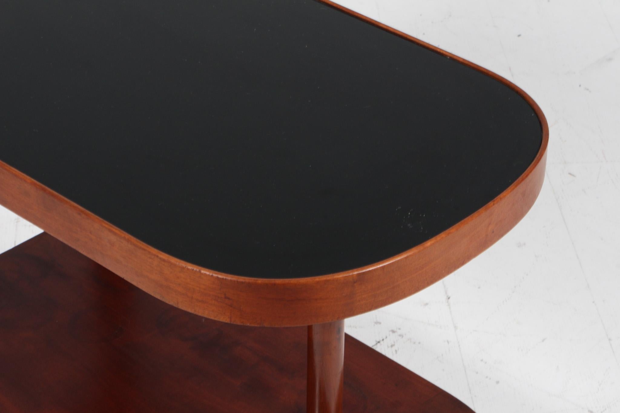 Danois Table plateau Art Déco en acajou, 1930 Danemark en vente