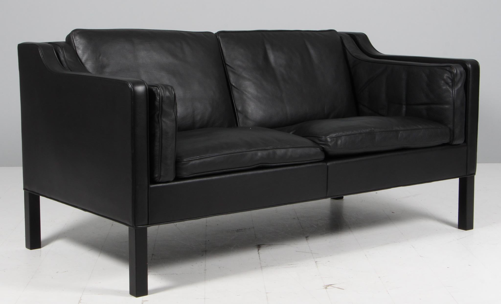 Scandinavian Modern Børge Mogensen Two-Seat Sofa For Sale