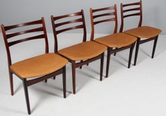 Danish Cabinetmaker, Set of Four dining Chairs