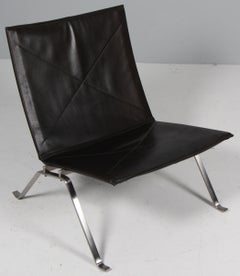 Poul Kjærholm PK22 Lounge Chair, in original full grain aniline leather
