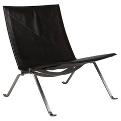 Poul Kjærholm PK22 Lounge Chair, in original full grain aniline leather