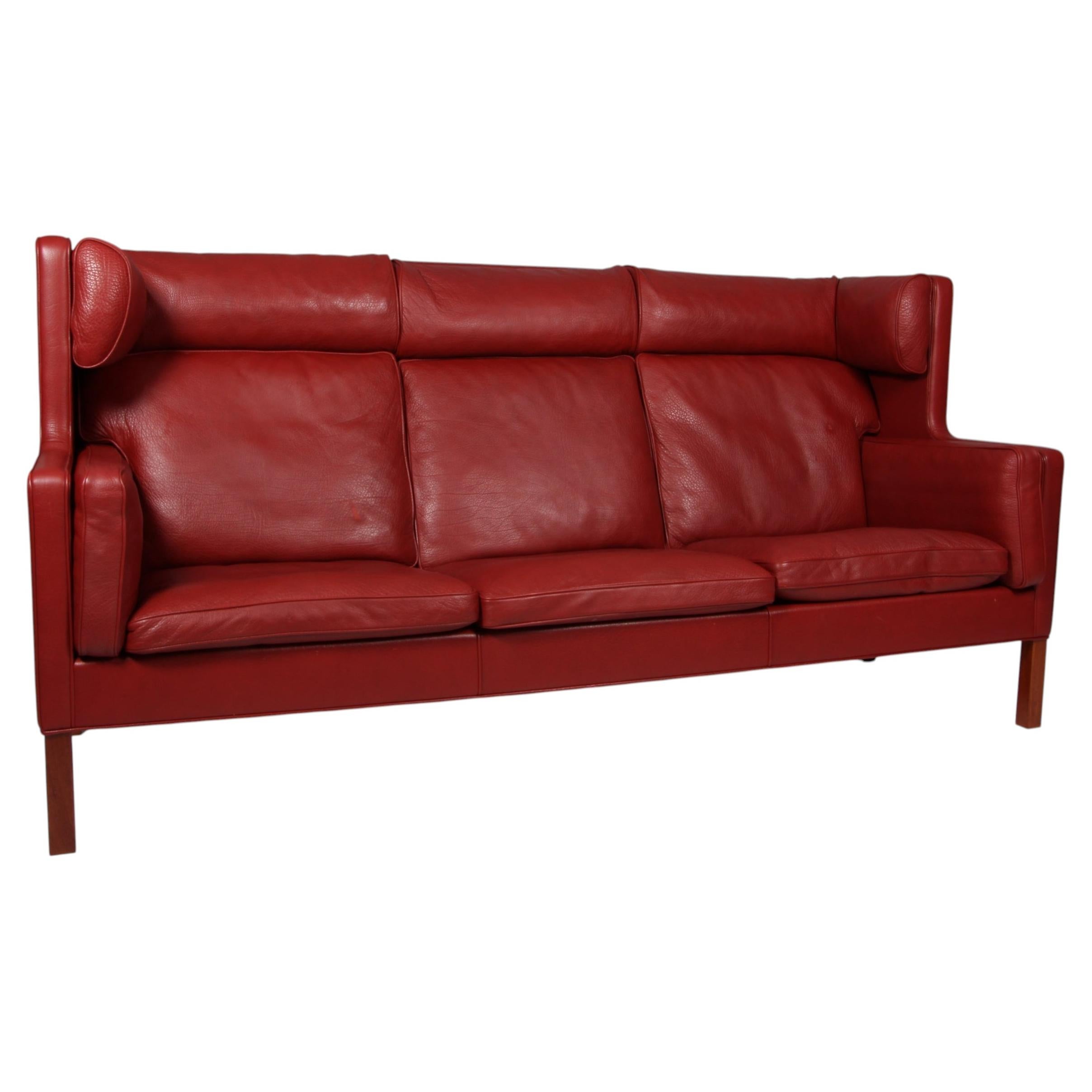 Børge Mogensen Three-Seat Sofa kupe sofa, 2293, original upholstery