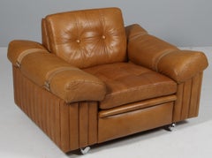 Danish furnituremaker lounge chair in brutalist style, Denmark 1970s