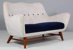 Scandinavian cabinetmaker, two seat sofa, 1950's